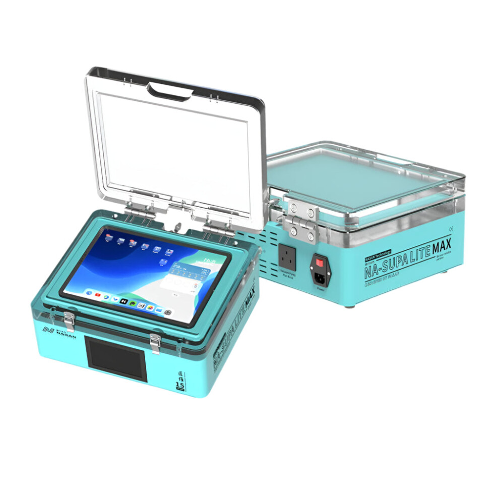 Nasan Supa Lite Max Lcd Screen Vacuum Laminating Machine For 15-Inch Phone, Ipad, And Watch - Flat & Curved Screen Refurbisher 7445033625616