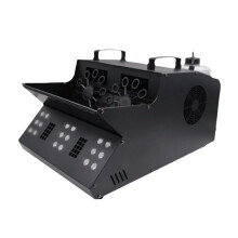 Professional 2000W LED Bubble Fog Machine with Dual Wheels for Spectacular Wedding and Event Effects