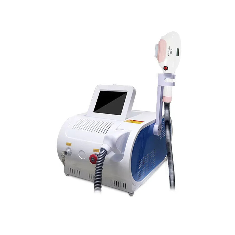 Compact 360Ã Magneto-Opt IPL Hair Removal Device - Painless, Permanent Epilator for Skin Rejuvenation & eLight Laser Treatment