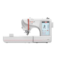 Poolin Computerized Embroidery Machine with 7 LCD Touchscreen, 4 x 9.2 Embroidery Area - Perfect for Beginners and Home Use, Fully Automatic