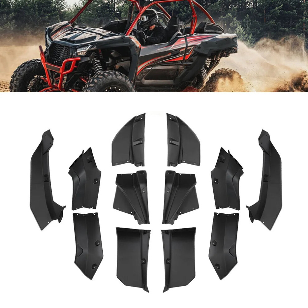 Kawasaki Teryx Krx 1000 Es Special Trail Edition Utv Heavy Duty Front & Rear Fender Flares (2020-2024) - Model 99994-1324 726084780637