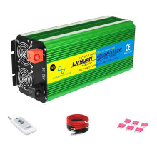 lvyuan High-Power Pure Sine Wave Inverter 4000W/8000W - DC 12V/24V to AC 220V/110V with Frequency Switch & Remote Control