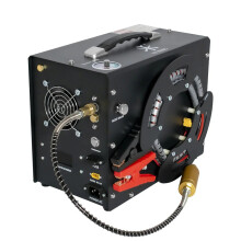 Tuxing 4500 PSI 300 Bar PCP Air Compressor with Built-In 12V Power Adapter for Scuba Diving & Rifle Use