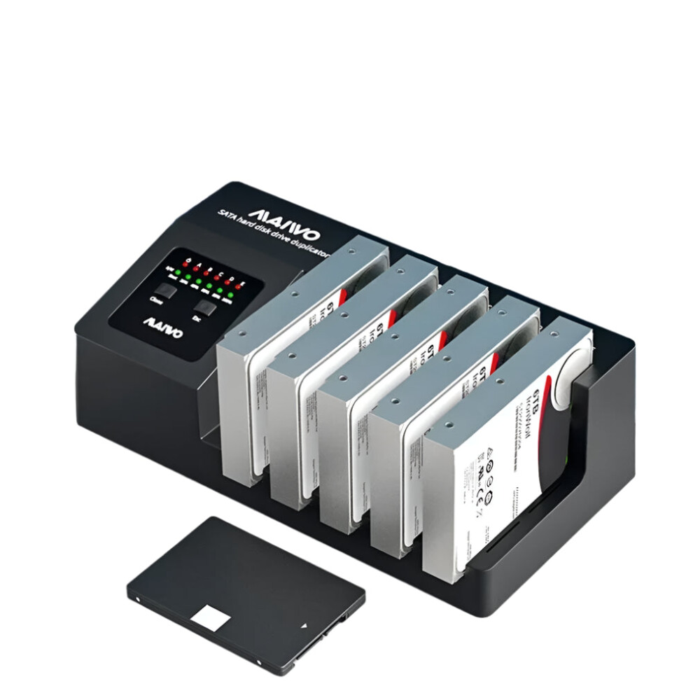 Maiwo 5-Bay Sata To Usb 3.0 Hdd/Ssd Docking Station With Offline Clone Feature 7445042494456
