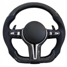 Premium Carbon Fiber & Genuine Leather Steering Wheel for BMW X-Series (X3, X4, X5, X6, X7) and F-Series Models (F48, F25, F26, E70, F15, E71, F16, F