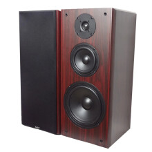 8-Inch Bookshelf Speaker - 130W, 8 Ohm, 3-Way HiFi Wooden Passive Speaker for Home Audio