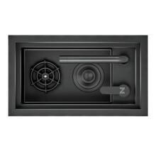 Compact Single Slot Kitchen Sink with High-Pressure Cup Washer and Lift-Type Faucet