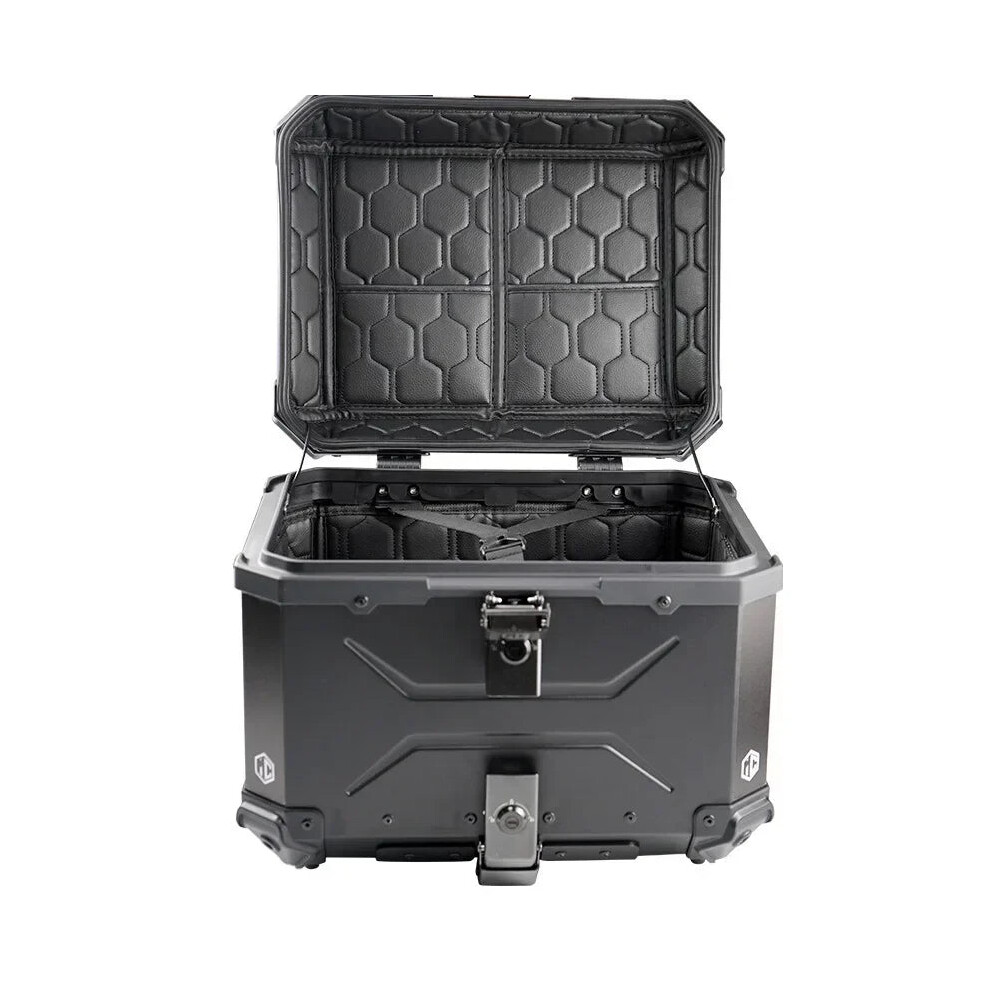 Durable Motorcycle Helmet Box - 65L, 55L, 45L Top Tail Rear Luggage Storage With Lockable Trunk 711181761511