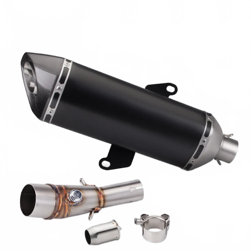 High-Performance Sliding Carbon Exhaust Pipe for 2021-2023 Motorcycle Models - Enhanced Exhaust System for 350 Series