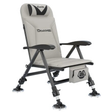 All-Terrain Reclining Foldable European Fishing Chair - Multifunctional Beach and Fishing Seat