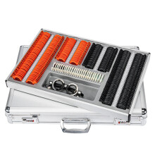 Premium 266-delige set optische lenzen en proefmontuur met duurzame aluminium koffer
