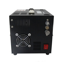 Portable 4500psi PCP Air Compressor with 12V Car Adapter & Transformer for High-Pressure Diving Tanks