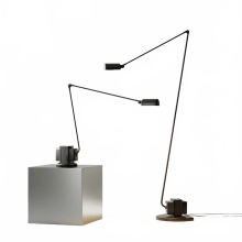 Nordic Designer Lumina LED Floor Lamp - Tall, Elegant Lighting for Villa, Living Room, Bedroom, and Office Decor