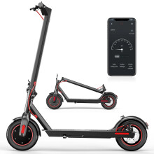 V10 Electric Scooter 500W 36V - Smart App-Enabled Adult Scooter with 15Ah Battery, Shock Absorption, Anti-Skid Tires, 33km/h Speed, Foldable Design