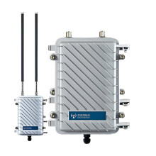 High-Performance KuWFi 300Mbps Outdoor Router & Wireless Bridge Repeater - 500mW WiFi Signal Amplifier with Long-Range Access Point and Dual 8dBi Ant