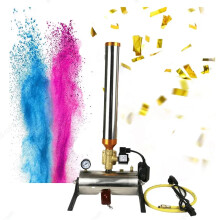Remote-Controlled Gender Reveal Smoke & Confetti Cannon - Perfect for Baby Showers and Parties