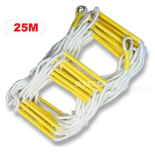 25m Anti-Skid Soft Rope Ladder for 6th Floor Emergency Escape & Fire Rescue