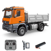 Kabolite 5701 4x4 RTR Remote Control Dump Truck - 1:14 Scale with Sound & Light System, Lead Screw Mechanism, Perfect Gift Toy Model