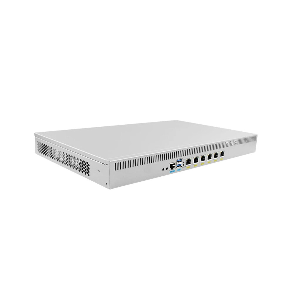 Ikuaios 1U Rackmount Network Appliance - Intel Ivy Bridge Core I3/I5/I7, 6 Lan Ports, 1Ge & 2.5G Connectivity, I For Router, Firewall, And Ser Silver 711181385021