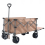 Compact Reversible Folding Trailer: Beach & Garden Tool Cart with Expandable Design 1