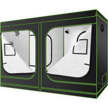 Premium High Reflective Mylar Grow Tent with Observation Window & Removable Floor Tray for Indoor Hydroponics