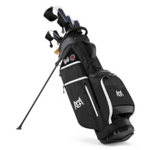 Ultra-Light Nylon Golf Club Rack Bag with Bracket & Ball Package - Unisex, Portable, Model QB133