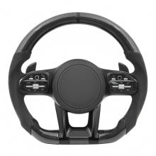 Premium Black Carbon Fiber Steering Wheel for Mercedes-Benz AMG Models (W205, W204, G55, G500, W212, W213, W222, W166, W463, C63, S63, CLS63, E63) 20