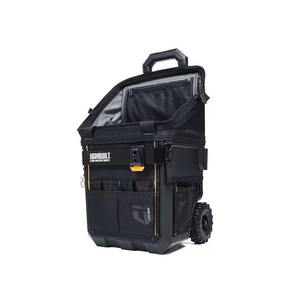 Professional Wheeled Trolley Tool Bag With Trailer: Durable Electrician's Organizer And Toolbox 313031379367