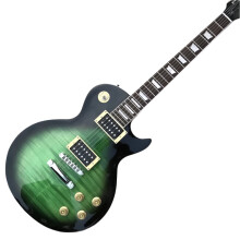 Premium Green LP Slash Guitar with Silver Hardware & Rosewood Fingerboard