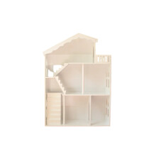 Modern Kids Wooden Dollhouse & Bookshelf: Educational Furniture & Toys