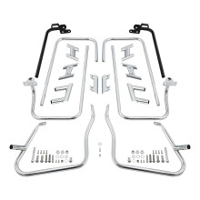 Durable Saddlebag Bracket Guard Support Bars for Harley Touring Electra Glide & Street Glide (2014-2023)