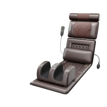Electric Kneading Massage Chair with Airbag Cushion - Full Body, Cervical, Spine & Waist Relief - Reclining Home Mattress Massager, 110V
