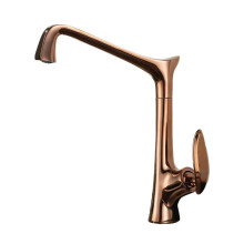 Premium Copper Kitchen Faucet with Hot & Cold Water, Splash-Proof, Rotatable Design