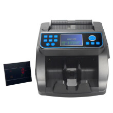Portable 6000e EUR Cash Counter with TFT Display & Fake Bill Detector - Fast Banknote Counting Machine