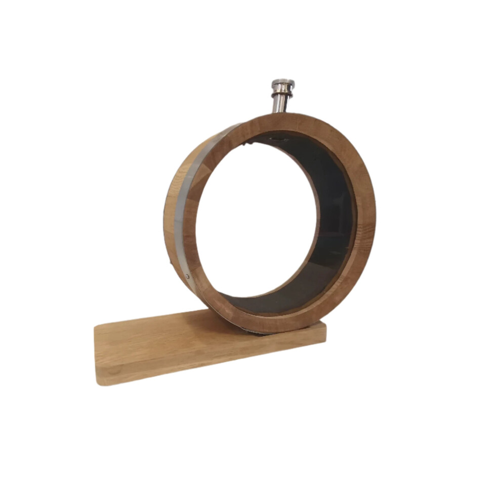 Customizable Oak Wine & Whiskey Barrel - O-Shaped Design For Brandy & Cocktails By Shirley Barrel Manufacturer 744110532425