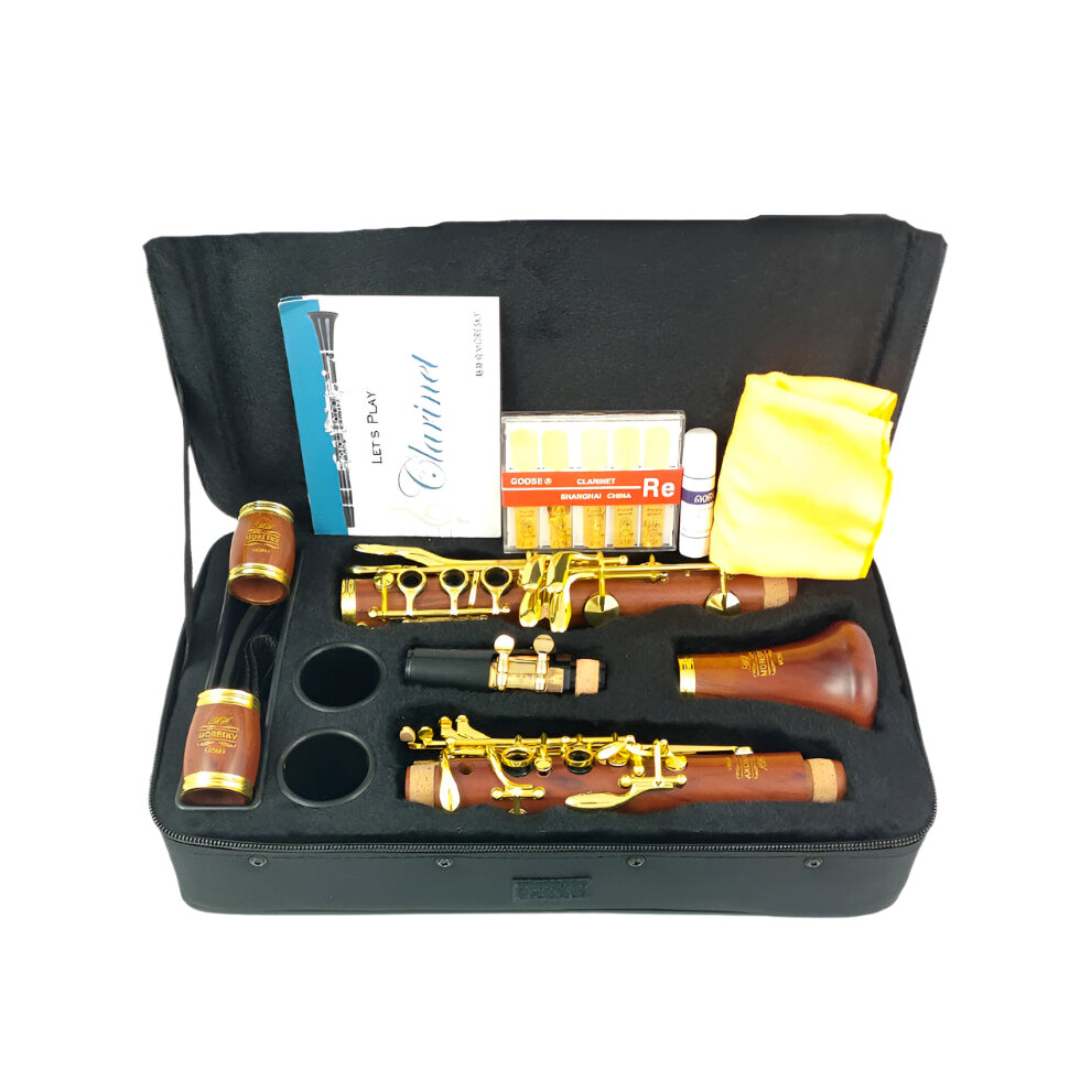 Premium Moresky Redwood Clarinet With Plated Keys - Model Mc681 Gold 313111466406