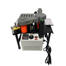 Portable 1200W Edge Banding Machine for Wood & PVC - Dual-Sided Gluing with Adjustable Speed & Tray Cut, 1000ml Capacity
