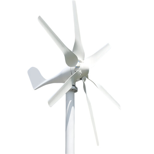 High-Efficiency 2000W Wind Turbine Generator with MPPT Controller - 6-Blade Design for 12V/24V/48V Off-Grid Systems & Camping