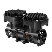 Compact Dual Voltage High-Pressure Electric Vacuum Pump - 60Hz AC Micro Diaphragm Pump for Medical Use, Oil-Free, 35L/min Capacity