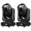 295W LED Moving Head Lights (2-Pack) with DMX Controller for Stage and DJ Lighting 1