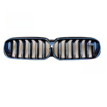 BMW F10/F18 M5 bumpergrille - Gladde zwarte dubbele naad voor 5 Serie 520i, 535i, 550i (2010-2017)