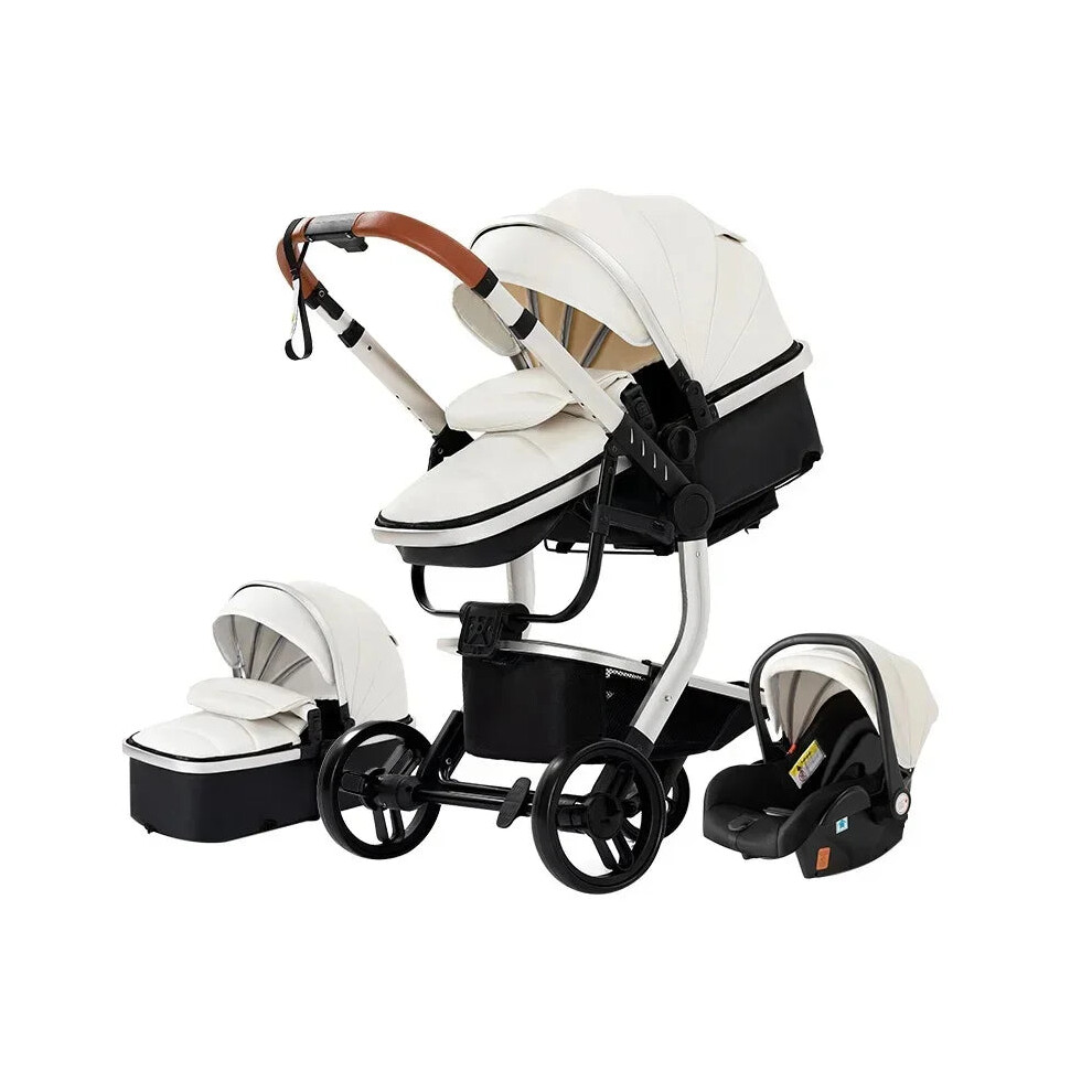 Luxury 3-in-1 High Landscape Baby Stroller & Carriage - Newborn Travel Pram for Modern Moms