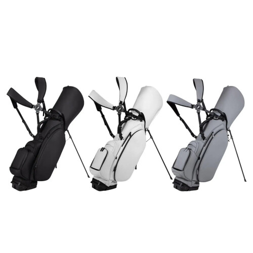 Premium PU Golf Stand Bag with Removable Cover and Organizer