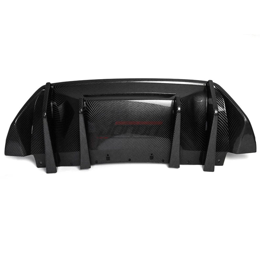 Abs Plastic Rear Bumper Diffuser Cover Trim For Ford Mustang S650 Gt Ecoboost 2024-2025 313019488487