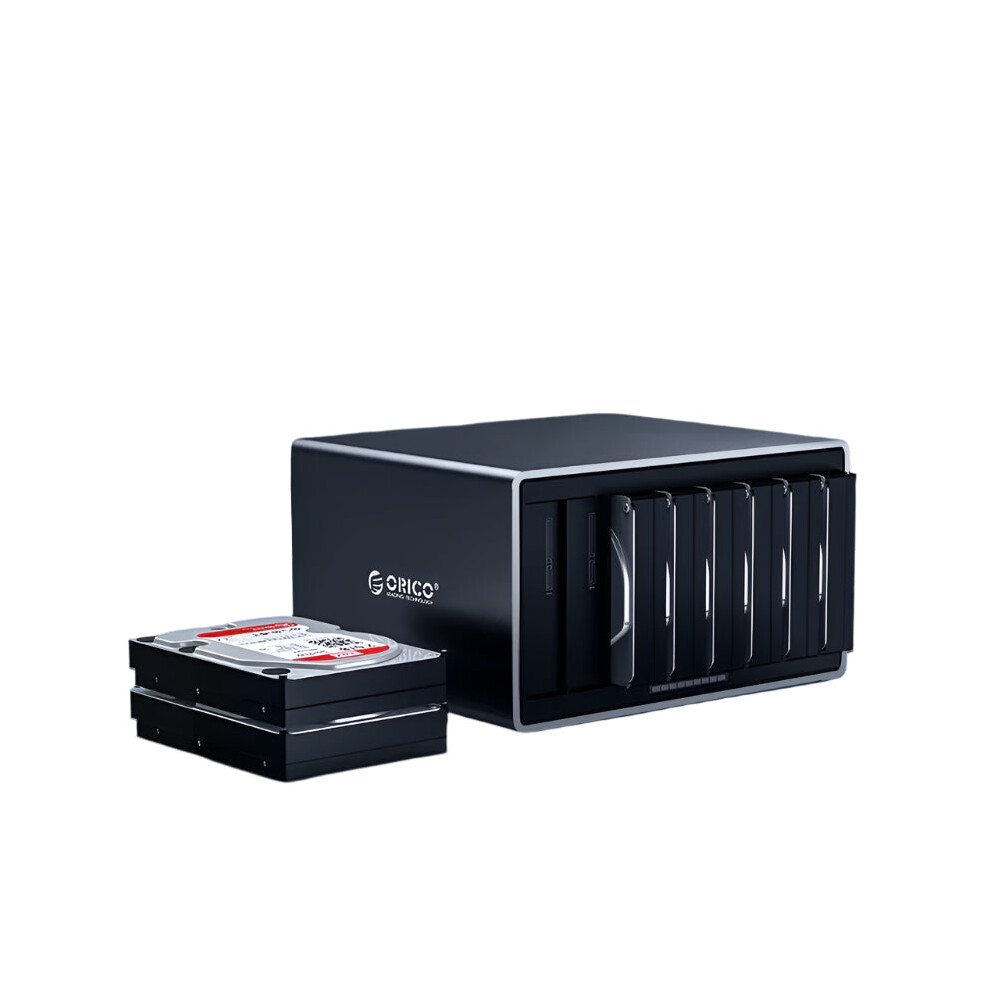 Orico Ns800c3 8-Bay Type-C Hdd Enclosure: Sata To Usb 3.1 Docking Station, Supports 128Tb, 5Gbps Uasp Transfer 7445011346366