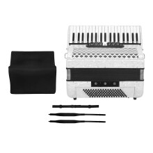 Portable 37-Key Accordion Concertina with 96 Bass & Sensitive Buttons
