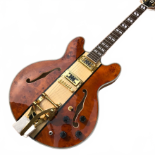 Premium 335 Hollow Body Electric Guitar with Gold Hardware - Free Delivery