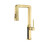 Digital Display Pull-Out Kitchen Faucet in Brushed Gold Brass - Rotating Hot & Cold Mixer 1
