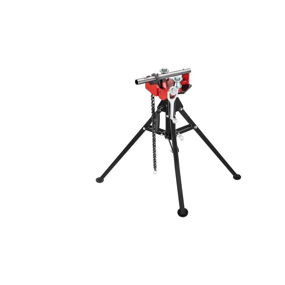 Heavy-Duty Steel Tripod Pipe Chain Vise With 1/8 To 5 Capacity Ã¢Â Foldable Legs Tri-Stand Bench Vice For Metal Pipe Fixing, Supporting, And Bending 7445010025088