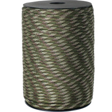 Vibrant Reflective Camouflage Paracord - 100m Durable Polyester Braided Tent Rope for Outdoor Adventures